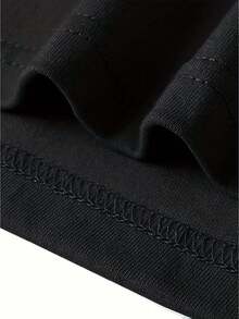 Men's Casual Short-Sleeve T-Shirt Inspired By Japanese Style - 黑色 - 查看 7