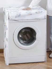 Thickened Printed Anti-Sunshine Washing Machine Cover, Home Washing Machine Drum Cover Towel,Fit Washing Machine Dust Cover,Protective Cloth, Dryer Cover ,Reusable Laundry Ball, Best Choice For Gifting Relatives And Friends,Mother's Day Gifts,Valentine's Day Gifts - Multicolor - View 5