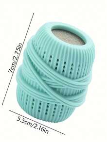 1个防缠绕洗衣球，减少衣物缠绕，过滤漂浮绒毛，有效吸附洗衣机和烘干机绒毛，适用于洗衣。