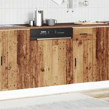 vidaXL Panneau de lave-vaisselle Porto vieux madera 60x1,5x67 cm - Marrón - Ver 3