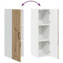 vidaXL Armoire de cuisine avec porte Chêne artisanal 30 x 31 x 100 cm - Tabac - Voir 11