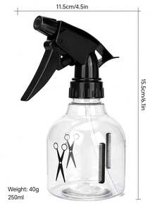 1个250毫升透明美发喷雾瓶，适用于理发店、美容院、返校季、旅行度假等场合，是美发工具、美发产品和配件的理想之选。本产品包含女士美发配件、梳子、吹风机、头发、理发师、美发工具、美发产品、吹风机、头发、配件、美发产品、美发工具、梳子、理发师、理发配件、美发设备、发型、美发、头发、美发产品、美发工具、美发用品、理发师、理发配件、理发店、美发设备。