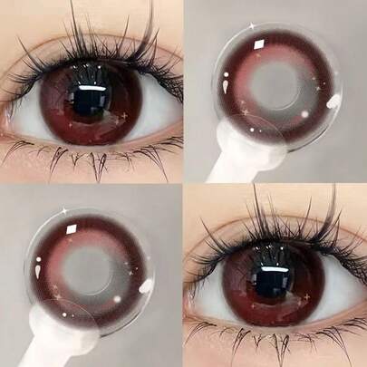 JeweLens 1 Pair Vampire Colored Contact Lenses, Cosmetic Colored Contact Lenses