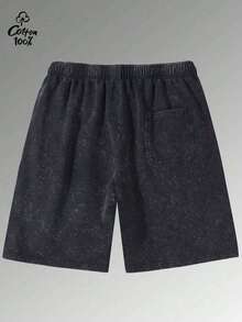 Men's Casual Fashion Shorts, Latest 2026 Model Don Julio Logo Print Men's Washed Cotton Shorts Dress Shorts Men Men's Athletic Shorts Washing Process, Fashionable And Personalized Printing, Suitable For Parties, Daily Wear, And Leisure The Favorite Of Fashionistas - 黑色 - 查看 2