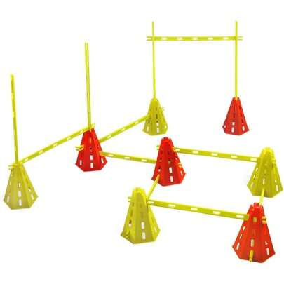 mhjYes4All Speed Agility - Juego de Conos de obstáculos de Agilidad para Perros Entrenamiento de obstáculos para Mascotas Equipo de Entrenamiento de Agilidad con Bolsa de Transportesleeping Bags
