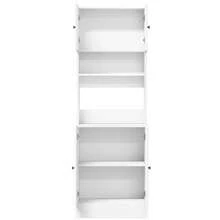 vidaXL Armadio da cucina bianco 60x50x180 cm in legno ingegnerizzato - Bianco - Visualizzare 8