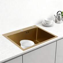YUNRUX Kitchen Sinks - Gold - View 1
