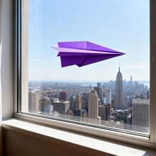 【创意航空工艺美学】36件套精美折纸飞机制作套装 - STEM教育工艺套装，包含清晰的步骤说明，采用优质加厚防撕裂防潮纸。 - 彩色 - 查看 10