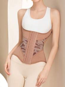 Body Shaper Slimming Control Corset Fitness Belt Underwear - Brown - View 17