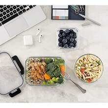 mhjU Chef Juego de 12 Recipientes de Almacenamiento de Vidrio Herméticos con tapas Recipientes de Almacenamiento para Preparación de Alimentos Tuppers para Preparar ComidasSleeping Bags - 219191465 - Ver 6