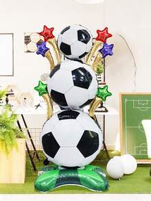 1 quả bóng bay hình quả bóng đá 5 sao cỡ lớn, thích hợp cho các bữa tiệc bóng đá, trang trí tiệc theo chủ đề bóng đá, trang trí sự kiện thể thao, sinh nhật, trang trí trong nhà và ngoài trời. - Nhiều màu - Xem 6