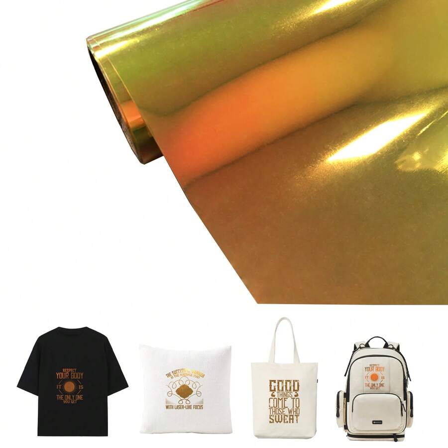 Printerpapier - Regenbooglaser in goud en groen - Bekijken 1
