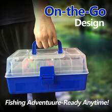 336/357件套钓鱼饵料套装，带工具盒，包括饵料投放器、钳子、软饵、硬饵、鱼钩，适用于淡水和海水。 - 黑色 - 查看 10