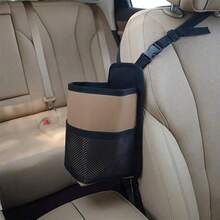 Stylish Faux Leather Car Seat Organizer With Water Bottle Holder, Glasses Holder, And Card Holder - Suitable For Most Car Models | Easy Access, Organized Storage | Ideal Gift For Car Enthusiasts - A - View 10