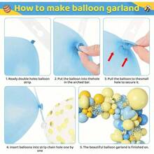 主题气球和背景幕布，适合生日派对，新款金色金属气球装饰 - 彩色 - 查看 5