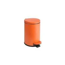 Small Trash Can With Lid Soft Close, 4.5 Liters / 1.2 Gallon Bathroom Garbage Can, Mini Step Trash Bin, Stainless Steel Wastebasket For Bathroom, Bedroom, Office (Orange),Orange - 橘色 - 查看 1