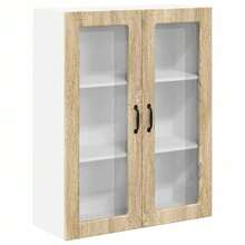 vidaXL Küchenwandschrank, Sonoma-Eiche, 80 x 31 x 100 cm - Braun - Übersicht 1