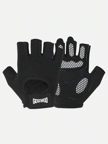 1 双 GOUNOD 全掌举重手套，健身手套，适用于健身房、骑行、锻炼，超轻便，男女通用 - 黑色 - 查看 15