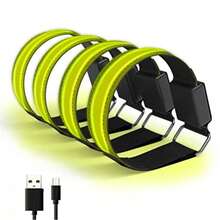 mhj4 pulseras LED recargables por USB banda reflectante ajustable de  para correr ciclismo deportes al airesleeping Bags - 219162316 - Ver 1