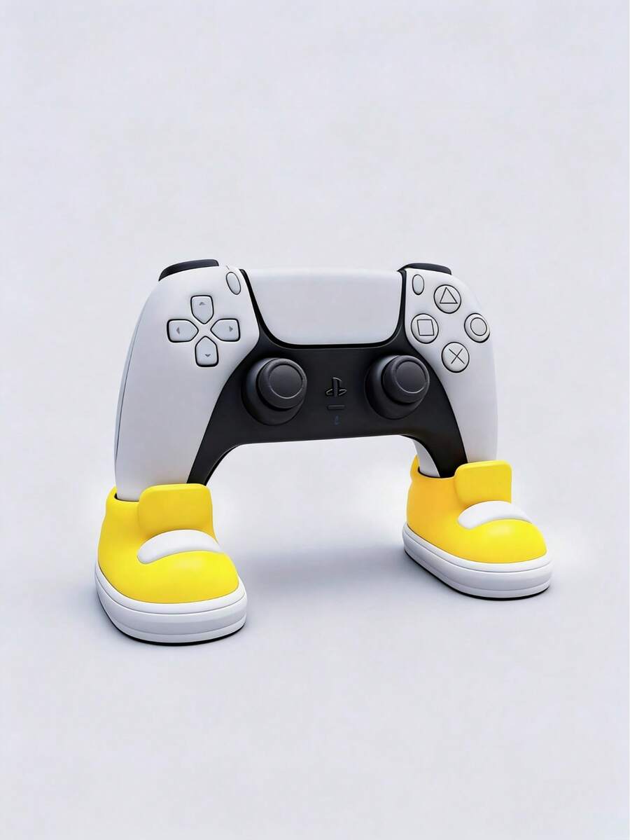 Giá đỡ tay cầm chơi game in 3D - Thiết kế đa chức năng hình chiếc giày với kẹp điều chỉnh và đế chống trượt ổn định, tiết kiệm không gian bàn làm việc. Thích hợp cho các máy chơi game cổ điển, máy tính mini, môi trường văn phòng và trạm chơi game (được làm từ nhựa bền và dễ mang theo).
