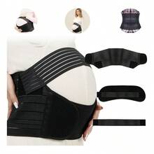 TendenciaFaja Para Embarazada Soporte Maternal Ajustable Aliviardolor Negro GCalidad premium - Negro - Ver 13