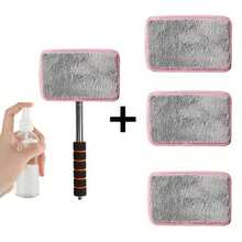 1pc Microfiber Windshield Cleaning Cloth - Ultra Fine Fiber Car Glass Cleaning Brush - Detachable Handle, Car Windshield Squeegee, Interior Accessories, Car Cleaning Kit, Car Glass Cleaner, Windshield Cleaner, Auto Accessories - One Size - View 25