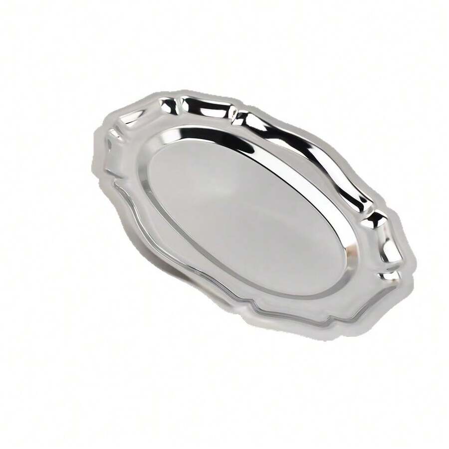 1pc Stainless Steel 304 Snack Bowl, Pudding Cup, Dessert Dish, Ice Cream Cup, High-End Dessert Cup - Silver - View 1