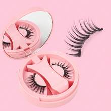 1 Set Magnetic Eyelashes With Professional Tweezers, Reusable, No Glue Needed, Cartoon Style, Natural & Fluffy, Soft & Lightweight, Thin Makeup Tool, 3-14mm - Spiky Manga Lashes - View 7