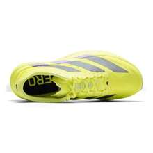 Adidas Adizero EVO SL WOVEN M Running Shoes, Breathable Shock-Absorbing Road Running Shoes, Comfortable Casual Sports Shoes, Commuter Shoes - Bright Yellow Fluorescent/Aurora Plum Purple - View 4