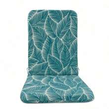 High Back Outdoor Chair Cushions-Water Proof Patio Dining Chair Cushions, Removable Machine-Washable Cover For Camping Beach Picnic Travel 17.72*41.34*1.18in - Đen và trắng - Xem 9