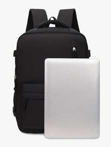 男士旅行背包，轻便，适合短途旅行、通勤、旅行行李，大容量，可装笔记本电脑，是返校季必备单品 - 彩色 - 查看 6