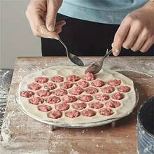 1PC Aluminum Alloy Dumpling Maker - 37-Hole Manual Pasta Press, Suitable For Pasta, Wonton And Meat Dumplings, Easy-To-Use Kitchen Gadget, Suitable For Home Baking And Dumpling Making, Dumpling Mold, Compact Design, Pasta Lovers, Kitchen Supplies, Kitchen Gadgets, Kitchen Accessories, Home Kitchen, Kitchen Supplies - View 6