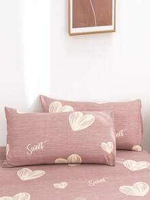 1 件装心形床笠 可爱床笠 甜美床笠 - 彩色 - 查看 11