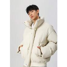Men Sports Winter Coats - Apricot - View 4