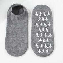 硅胶保湿舒缓袜，可重复使用芦荟袜，夜间SPA袜，防滑凝胶后跟袜，适合女性干燥、皲裂的足部，硅胶保湿袜，足部SPA修脚硅胶袜，适合男女足部干燥粗糙肌肤，居家足部护理 - 彩色 - 查看 19