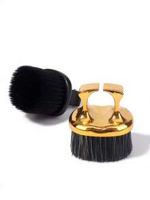 1pc Multi-Purpose Salon Hair Styling Comb, All-Black Hair Comb And Gold-Plated Black Hair Comb, Vintage Rake Comb, Styling Comb, Boar Bristle Brush, Barber's Thinning Comb, Hairstyling Tools - Multicolor - View 6