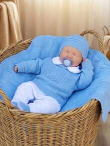 Nika Baby Baby Boys Jumpsuits - 淺藍色 - 查看 1