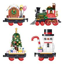 TendenciaTren Navideño De 3 Vagones ArmableCalidad premium - 1 - Ver 3