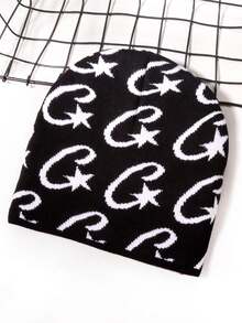 1pc New Versatile Brimless Street Hat, Fashion Knit Beanie, Unisex, Suitable For Outdoor Gatherings And Decoration - Multicolor - View 15