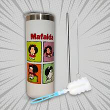 TendenciaTermo De Mafalda Vaso Térmico Skinny Acero Inoxidable 20oz. BlancoCalidad premium - Blanco - Ver 3