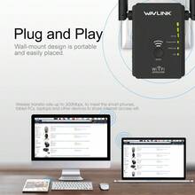 Wavlink Dual Antenna 300Mbps WiFi Range Extender & Signal Booster,Wall Plug Repeater With Ethernet Port & External Antennas,3-In-1 AP/Router/Repeater Modes,WPS Protection,Smart LED,Eliminates Dead Zones - UK Plug(220-240V) - View 5