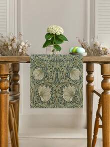 1 pieza Mantel con estampado floral de William Morris, Camino de mesa, Decoración de mesa de comedor vintage para cocina, Disponible en múltiples tamaños, Adecuado para decoración de mesa de cocina y comedor, Accesorios de mesa para fiestas, Decoración de habitaciones del hogar, Mantel de restaurante, Decoración de restaurante, Decoración de mesa de comedor, Ajuste de mesa de comedor, Mantel, Bufanda para repisa de chimenea Decoración de chimenea, Decoración de cortinas para puertas y ventanas de vidrio, Decoración del hogar, Decoración de entrada, Decoración de mesa de comedor, Decoración de habitaciones, Bufanda de cama - Multicolor - Ver 1