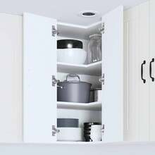 vidaXL Armadio da cucina Blanc 57 x 57 x 80 cm Legno d'ingénierie - Bianco - Visualizzare 4