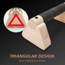 Two-Pack Parallel Bars - Wooden Hand Stretcher With Push-Up Bars And Gym Handles, Wooden Design For Men And Women, Ideal For Yoga And Strength Training, Gym Accessories, Sturdy Construction - Multicolor - View 8