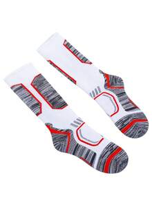 3/2/1 双装专业滑雪压缩袜，柔软舒适透气男士保暖袜 - 彩色 - 查看 7