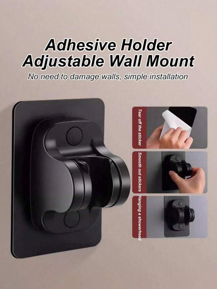 Set de 6 piezas Rociador de bidé de mano, rociador de bidé montado en la pared con flujo de agua ajustable, manguera flexible de 79 pulgadas y soporte, para limpieza del baño, higiene personal y lavado del inodoro, mejora la comodidad de la limpieza del baño, herramienta de limpieza multifuncional, accesorio de baño esencial - traje negro - Añade 10
