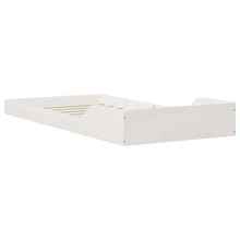 vidaXL Cadre de lit Blanc 80 x 200 cm Spilla solida - Bianco - Visualizzare 7