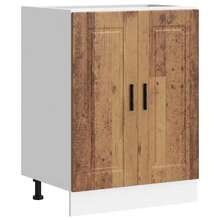 vidaXL Armario de cocina Porto vieux bois madera de ingeniería - Marrón - Ver 1