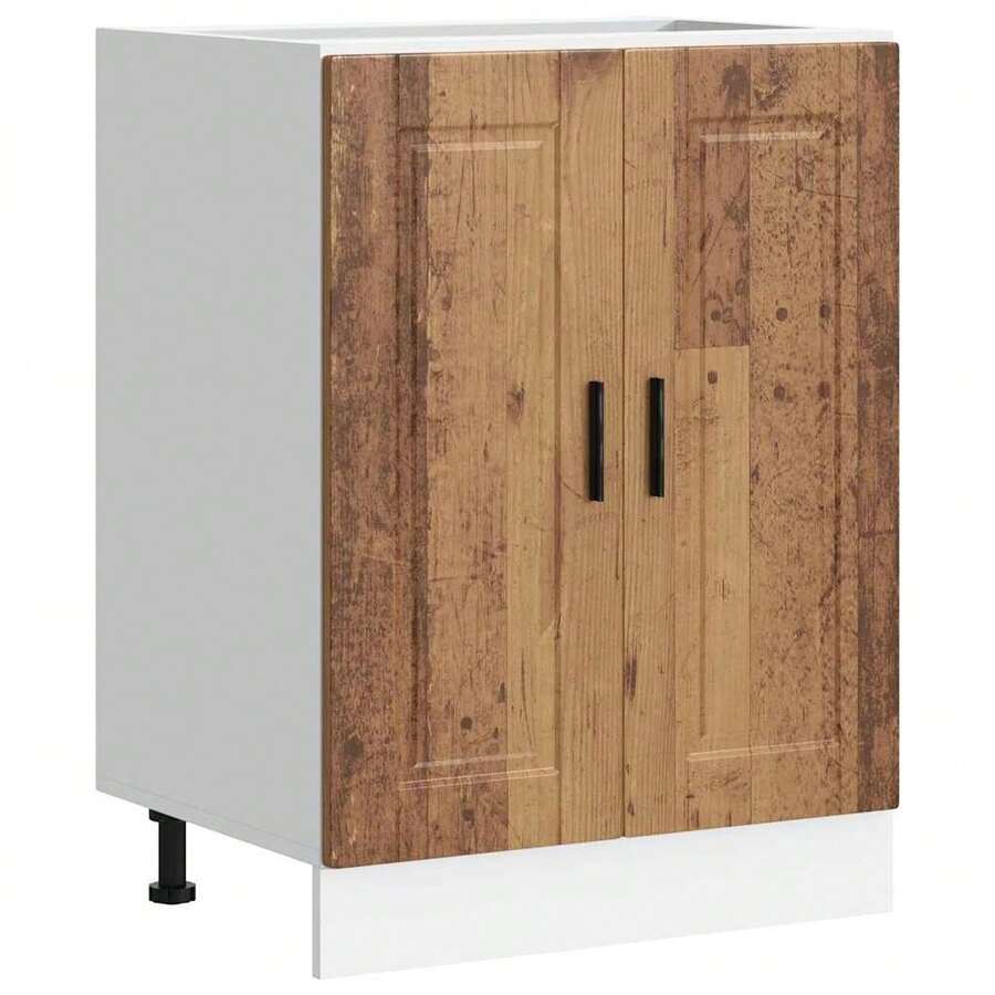 vidaXL Armario de cocina Porto vieux bois madera de ingeniería - Marrón - Ver 1