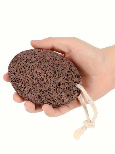 1pc Natural Pumice Stone - Callus Remover, Foot & Hand Care Tool, No Electricity Needed, Portable Foot File, Durable Beauty Tool, Easily Removes Thick Calluses, Essential For Pedicure & Manicure